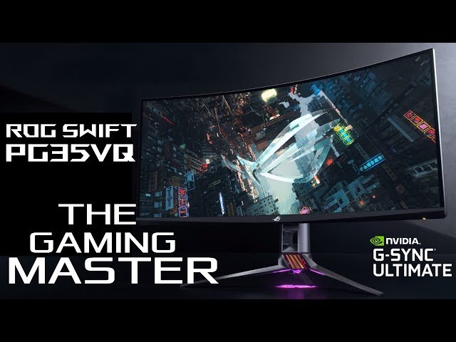 Màn Hình ASUS ROG SWIFT PG35VQ (35 inch | 2K | VA | HDR | 200Hz | G-SYNC)