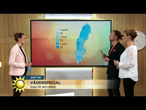 Väderspecial: "Järnnätter kan ställa till det" - Nyhetsmorgon (TV4)