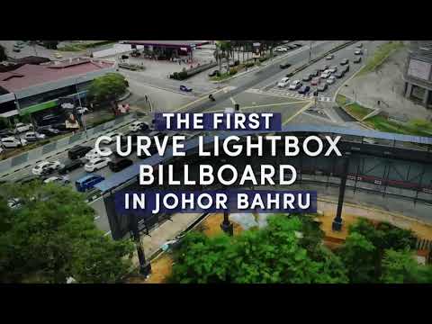 Johor Bahru Curve Light Box