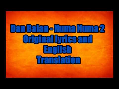 Dan Balan - Numa Numa 2 - Lyrics and English Translation