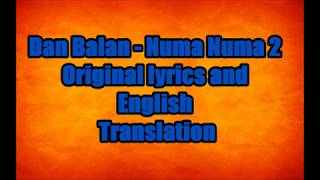 Dan Balan - Numa Numa 2 - Lyrics and English Translation