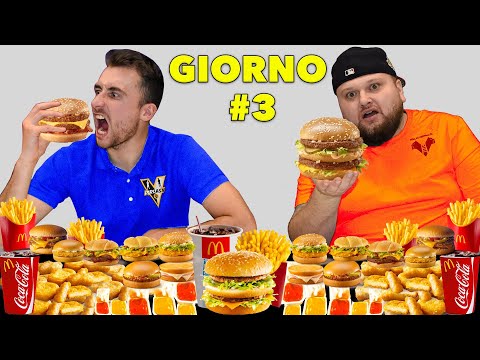 L'ultimo che Smette di MANGIARE McDonald's VINCE! 🍟🍔 *20.000 CALORIE*