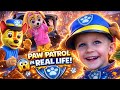 Fun Day with Paw Patrol Adam Skye and Chase | Adam Bond TV