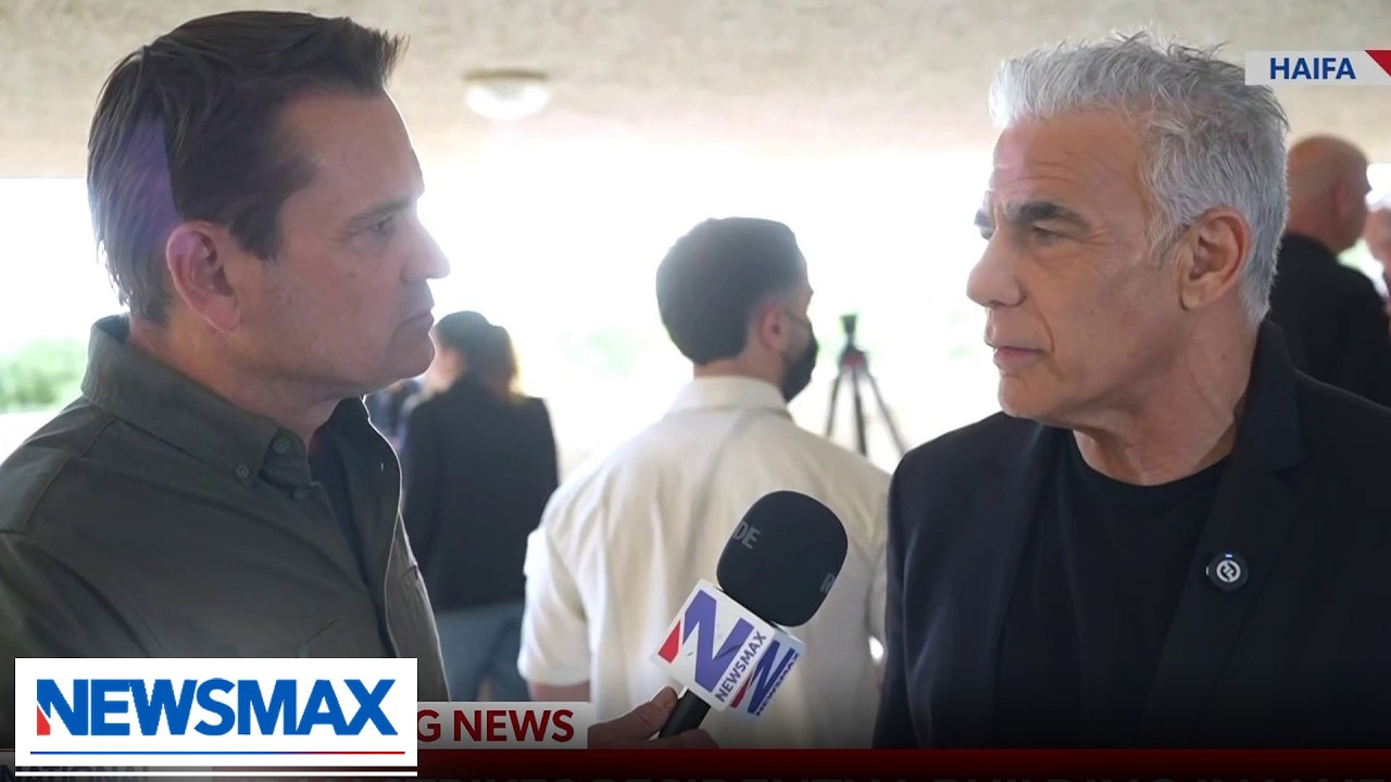 REPORT: Israeli opposition leader speaks about Iran ballistic threat at attack site