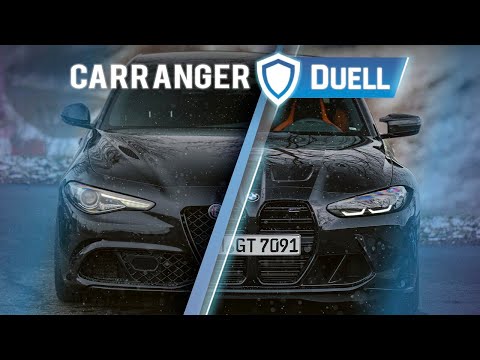 Duell mit 510 PS! Alfa Romeo Giulia Quadrifoglio vs. BMW M3 Competition G80