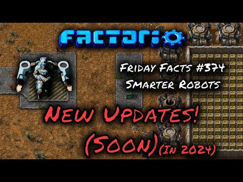 Factorio Friday Facts #374 - Smarter Robots, Explained (Space Age Expansion content)