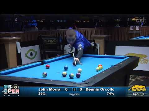 2015 US Open 8-Ball: John Morra vs Dennis Orcollo