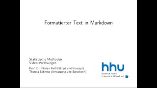 Statistik 1: 5.2. Formatierter Text in Markdown