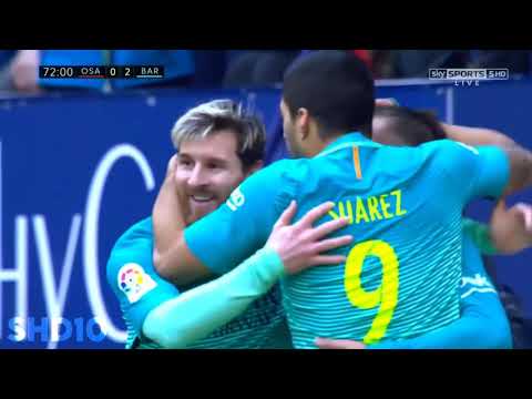 Lionel Messi vs Osasuna Away 2016 17 HD 720p byshd10