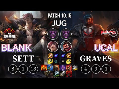 SG Blank Sett vs KT Ucal Graves Jungle - KR Patch 10.15