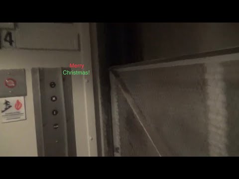 MERRY CHRISTMAS!! AMAZING Marshall Dry-Powered Hydraulic Freight Elevator @ TBN - Pittsburgh, PA