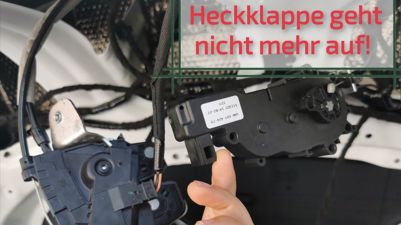 Die Heckklappe / der Kofferraum schließt nicht mehr? Das kann man machen!