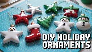 DIY Resin Christmas Ornaments With Simple Materials