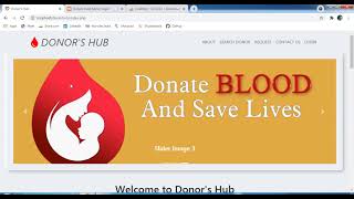 Donor's Hub Project | HTML | CSS | PHP