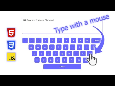 How To Build a Virtual Keyboard with HTML, CSS and JavaScript