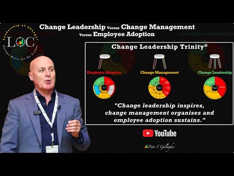 Change Leadership Versus Change Management Versus Employee Adoption