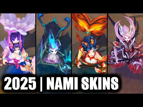 ALL NAMI SKINS SPOTLIGHT 2025 | League of Legends