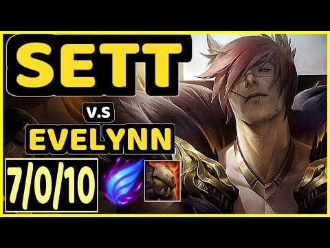 MINERVA (SETT) vs EVELYNN - 7/0/10 KDA JUNGLE GAMEPLAY - BR Ranked GRANDMASTER