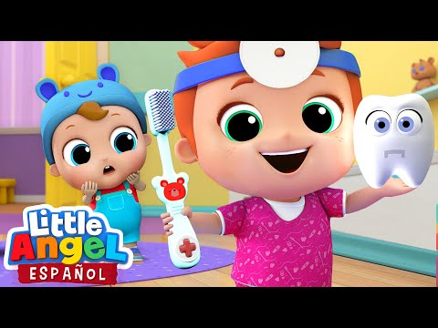 Bebé Juan Cepilla sus Dientes🦷Canción del Dentista |  Little Angel Español Video