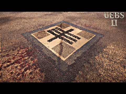 BIG MEDIEVAL DEFENSE ATTACKED BY 2,400,000 ZOMBIES - Ultimate Epic Battle Simulator 2 -