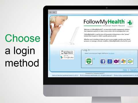 Part of a video titled How to Register for a FollowMyHealth Portal Account - YouTube