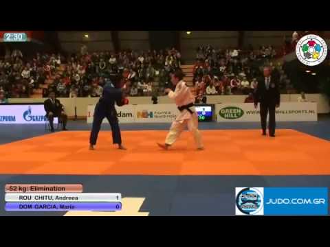 Judo Grand Prix Amsterdam 2011 -52kg CHITU (ROU)-GARCIA (DOM)