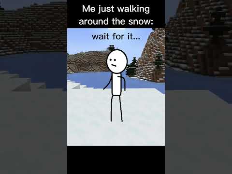 FireBerg_ - When you walk on Snow biome in Minecraft