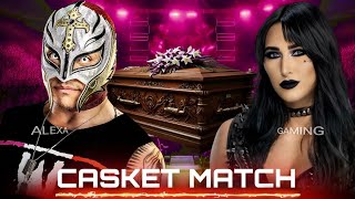 WWE 2K25 - Casket Match - Rey Mysterio VS Rhea Ripley | WWE