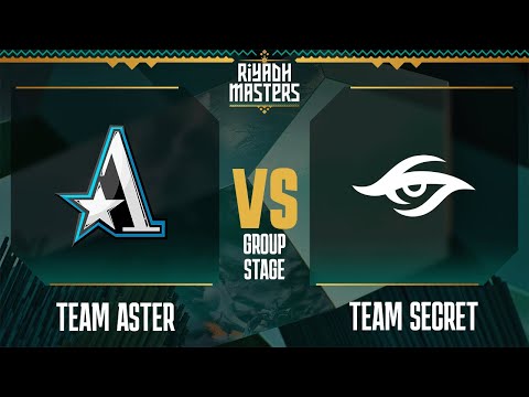 Team Aster vs. Team Secret // Riyadh Masters 2023 – Day 3 – Group Stage