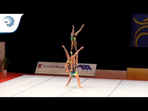 Women's group Great Britain - 2015 Acrobatic European Champions, 12 - 18