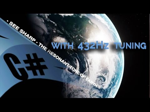 Bashar  | C# Single Tone 432Hz Tuning | The Resonant Tone of Earth, slightly above C# - See SHARP