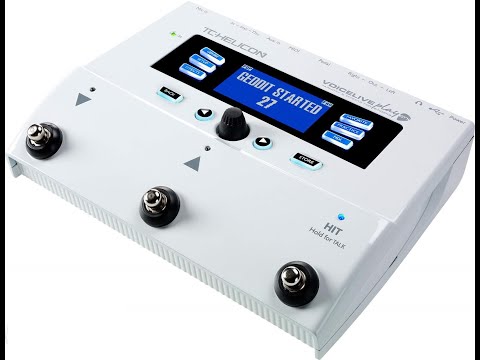 TC-HELICON Voicelive PLAY GTX like a performant USB sound card, home recording multitrack
