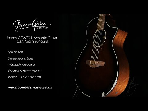 Демонстрация электроакустической гитары Ibanez AEWC11