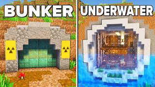 Minecraft: 3 Simple Starter Houses &amp; Bases!
