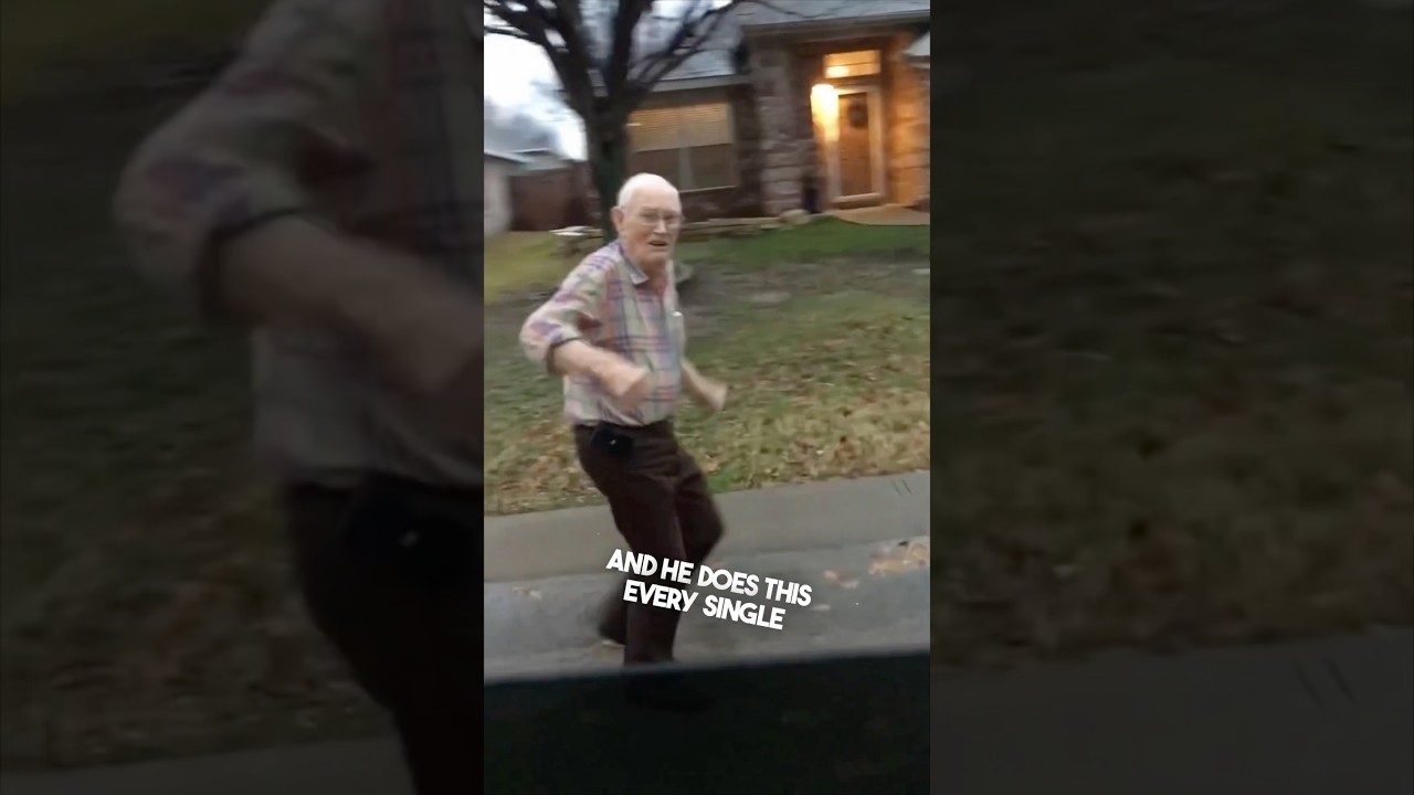 Her grandpa has a special way of saying goodbye ❤️