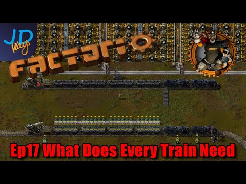 Ep17 What Does Every Train Need? 🔫 ⚙️ Factorio SubX ⚙️ Gameplay, Lets Play