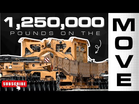 Next Level Heavy Haul with This Superload of Over 1 Million Pounds!!!