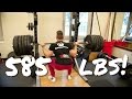 585LBS | Full Raw Leg Workout