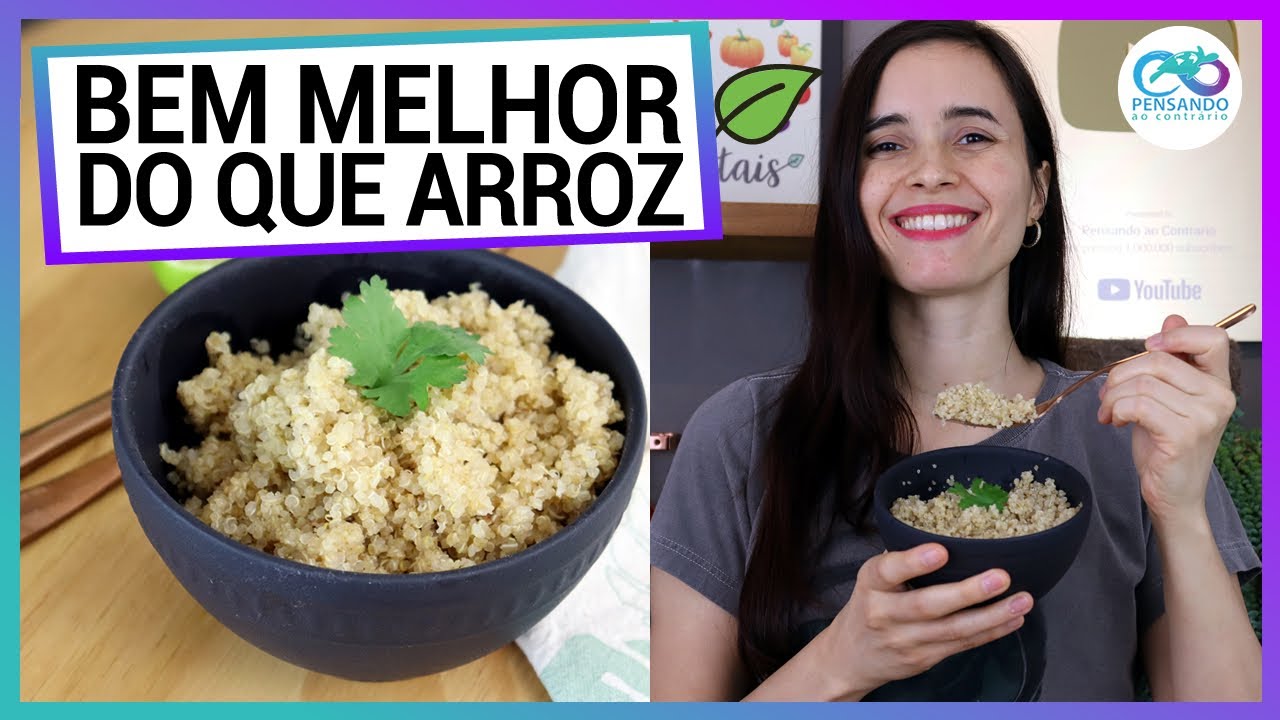 O QUE EU COMO NO LUGAR DO ARROZ! MAIS NUTRITIVO E TE ENSINO A FAZER DO JEITO CERTO!