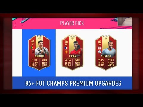 *OMG* THE LUCKIEST FUT CHAMPS 86+ PLAYER PICKS!! FIFA 19