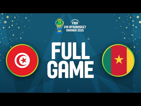Group Phase | Tunisia v Cameroon | Full Basketball Game | FIBA U16 AfroBasket 2025