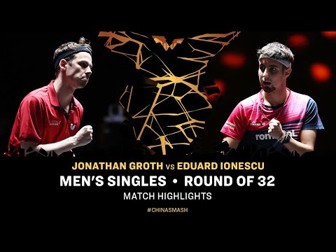 Jonathan Groth vs Eduard Ionescu | MS R32 | #ChinaSmash 2025