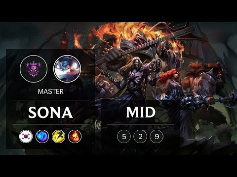 Sona Mid vs Yasuo - KR Master Patch 9.2