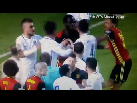 FIGHT Romelu LUKAKU vs Kostas MANOLAS