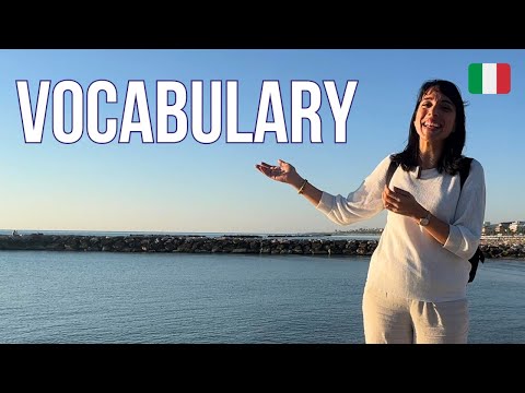 Learn Italian VOCABULARY | By the sea - Basic Italian Words