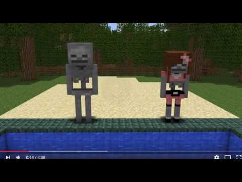 Monster School: Girls vs Boys Swimming Challenge - Minecraft Animation