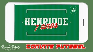 Vídeo de Convite Animado Futebol