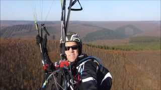 preview picture of video '2014-11-01 Monthermé Paragliding'