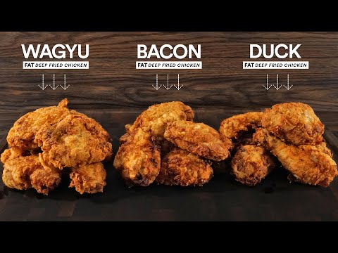 I Deep FRIED Chicken in MANY FATS, and this happened!