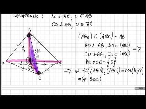 Pb. Doua Plane Perpendiculare. Unghiul Diedru de 90 de grade. Culegere Paralela 45. Clasa a 8-a
